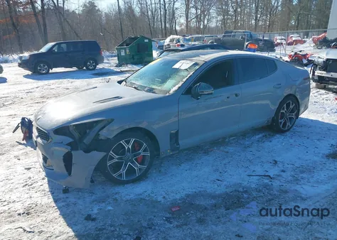 2019 Kia Stinger Gt2 z USA, uszkodzony, nr VIN KNAE55LC4K6043148